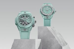 Hublot One Click Blue Sapphire Diamonds – dámské hodinky s diamanty